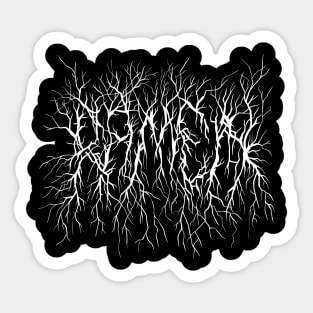 Ramen - Death Metal Logo Sticker